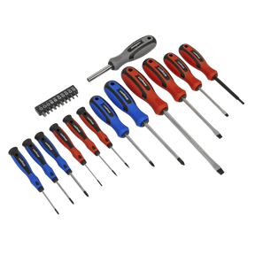 Sealey S0598 Siegen Soft Grip Screwdriver & Bit Set 23pc
