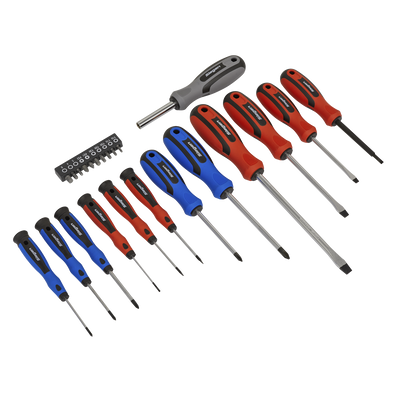 Sealey S0598 Siegen Soft Grip Screwdriver & Bit Set 23pc
