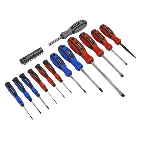 Sealey S0598 Siegen Soft Grip Screwdriver & Bit Set 23pc