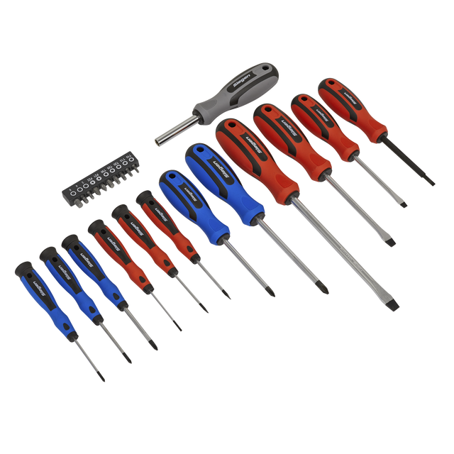 Sealey S0598 Siegen Soft Grip Screwdriver & Bit Set 23pc