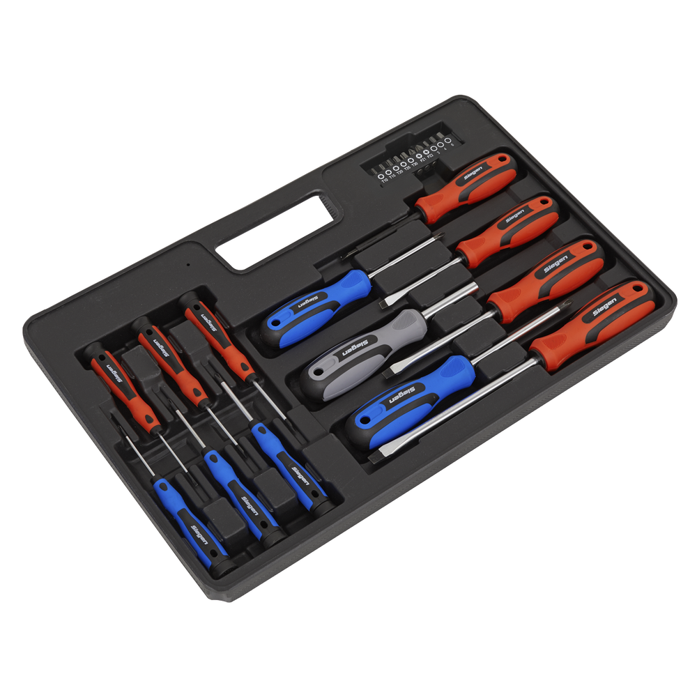 Sealey S0598 Siegen Soft Grip Screwdriver & Bit Set 23pc - additional view 3
