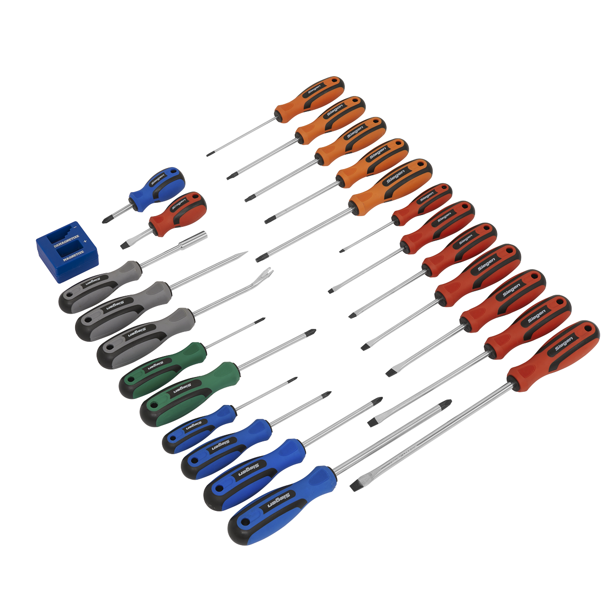 Sealey S0617 Siegen Soft Grip Screwdriver Set 24pc