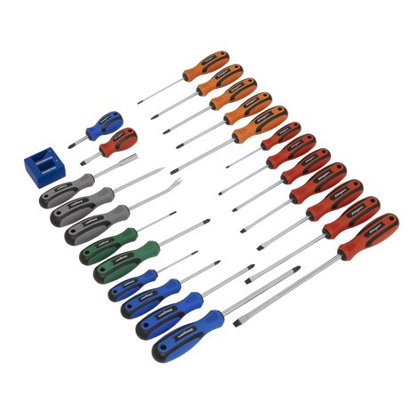 Sealey S0617 Siegen Soft Grip Screwdriver Set 24pc
