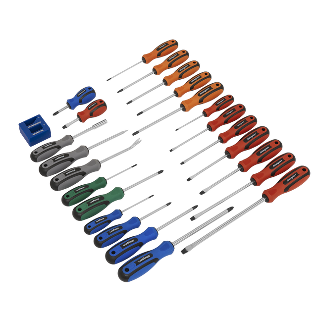 Sealey S0617 Siegen Soft Grip Screwdriver Set 24pc