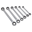 Sealey S0636 Siegen Double End Ratchet Ring Spanner Set 6pc