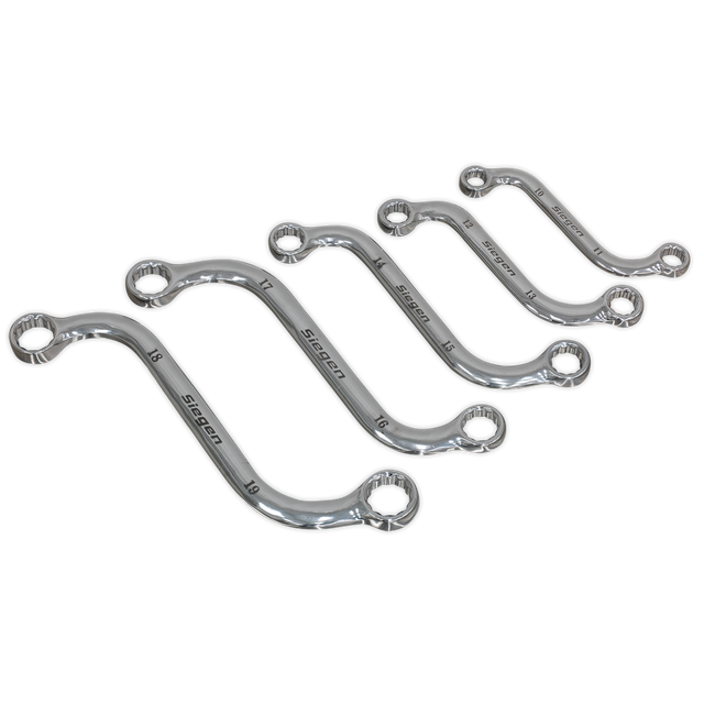 Sealey S0717 Siegen S-Spanner Set 5pc