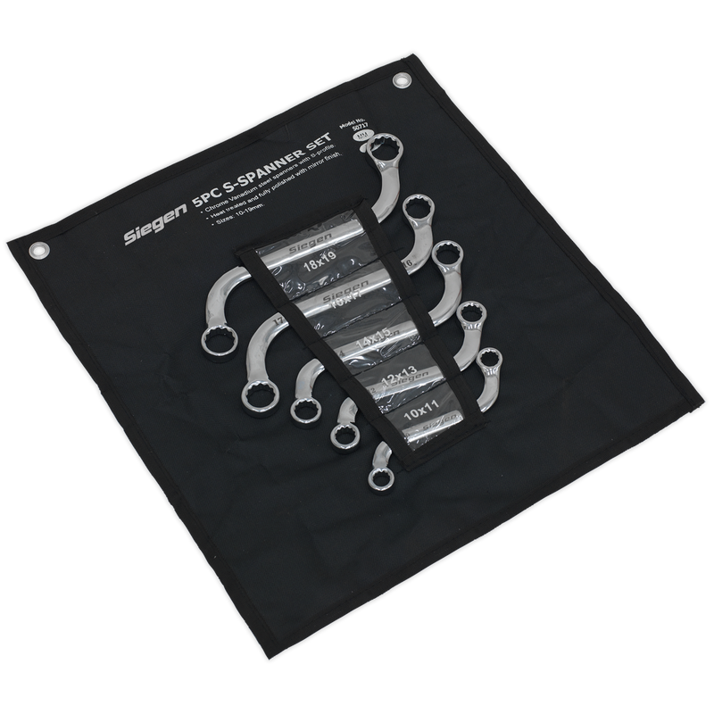 Sealey S0717 Siegen S-Spanner Set 5pc - additional view 5