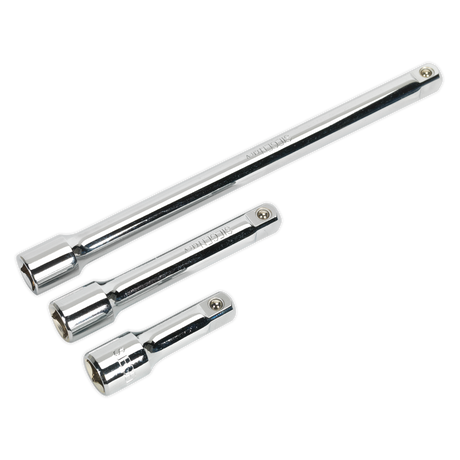 Sealey S0720 Siegen Extension Bar Set 1/2"Sq Drive 3pc