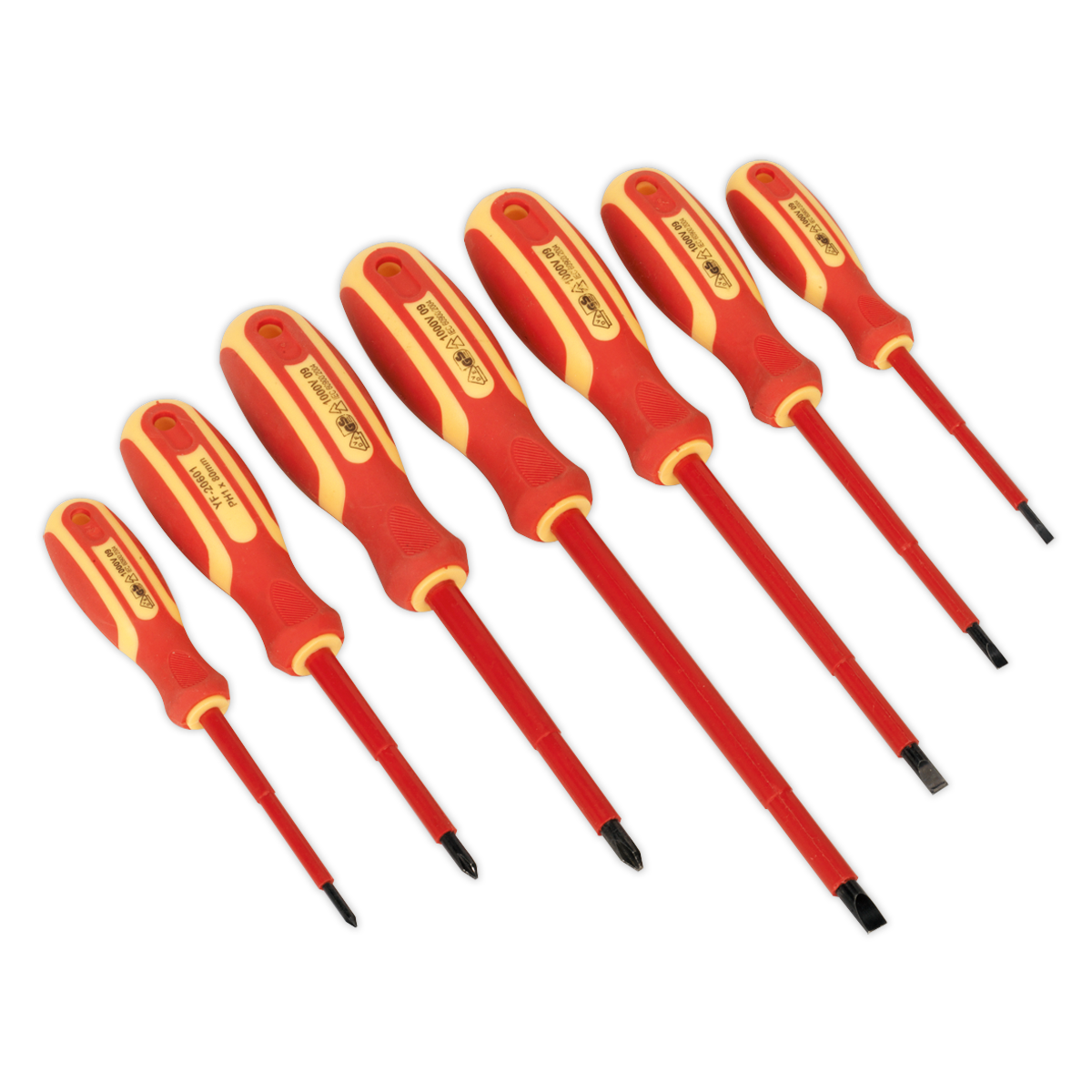 Sealey S0756 Siegen Screwdriver Set 7pc - VDE Approved