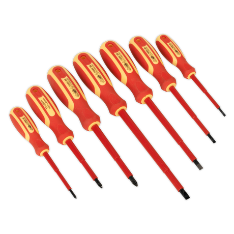 Sealey S0756 Siegen Screwdriver Set 7pc - VDE Approved