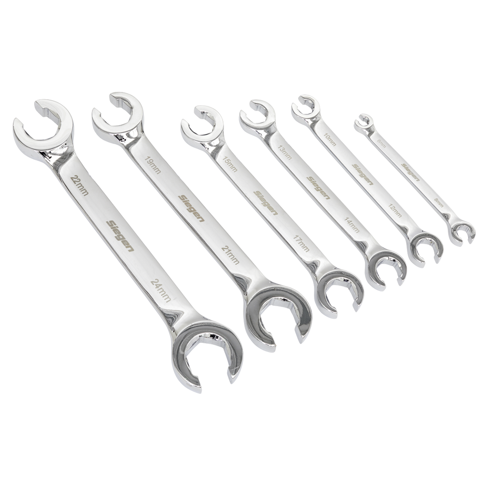 Sealey S0767 Flare Nut Spanner Set in EVA Foam Tray 6pc - additional view 7
