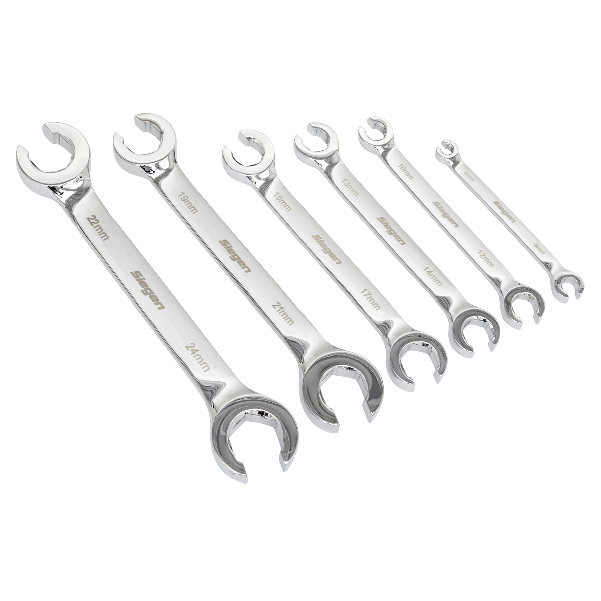 Sealey S0767 Flare Nut Spanner Set in EVA Foam Tray 6pc - additional view 7