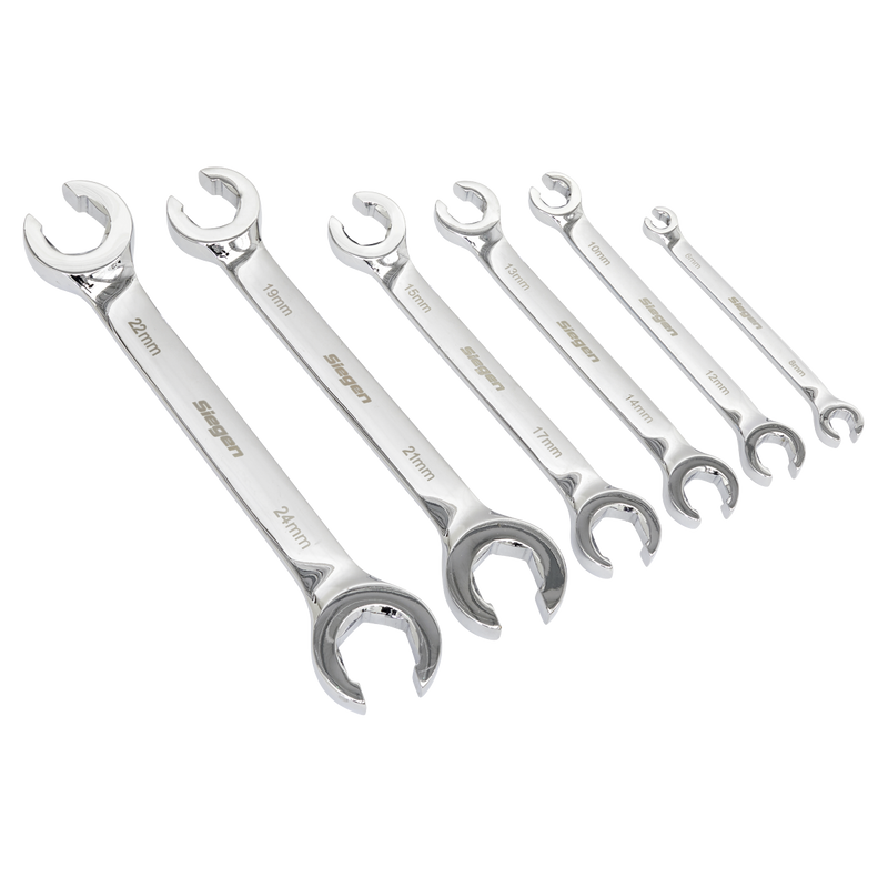 Sealey S0767 Flare Nut Spanner Set in EVA Foam Tray 6pc - additional view 7