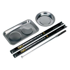 Sealey S0773 Siegen Magnetic Bowl & Tool Holder Set 5pc