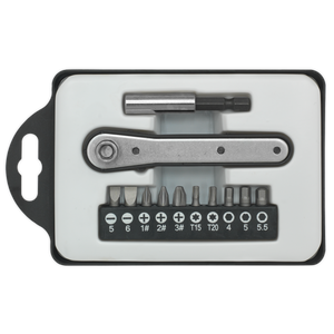 Sealey S0775 Siegen Ratchet Driver Bit Set 12pc - additional view 3