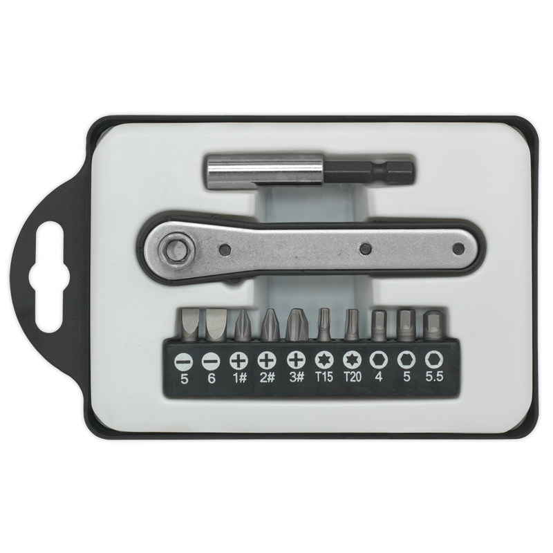 Sealey S0775 Siegen Ratchet Driver Bit Set 12pc - additional view 3