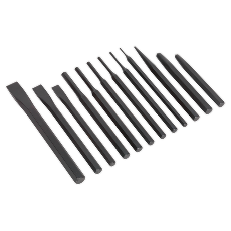 Sealey S0802 Siegen Punch & Chisel Set 12pc