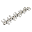Sealey S0845 Siegen Flare Nut Crow's Foot Wrench Set 3/8"Sq Drive 10pc