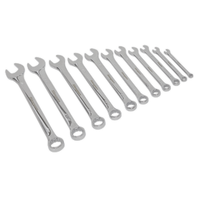 Sealey S0857 Siegen Imperial Combination Spanner Set 11pc