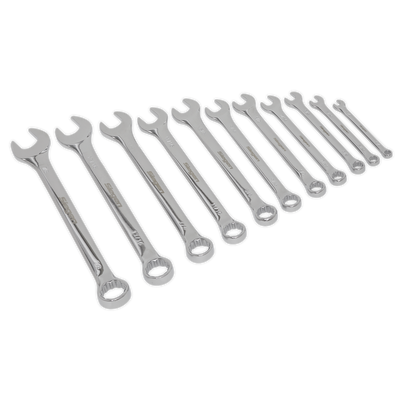 Sealey S0857 Siegen Imperial Combination Spanner Set 11pc