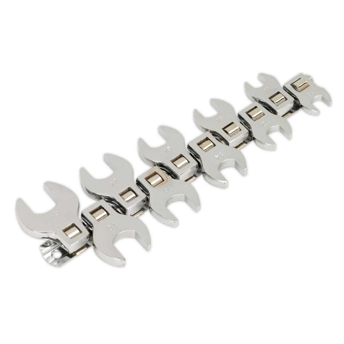 Sealey S0866 Siegen Crow's Foot Open-End Spanner Set 3/8"Sq Drive 10pc