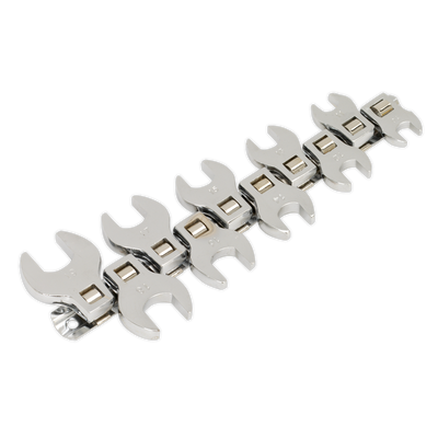 Sealey S0866 Siegen Crow's Foot Open-End Spanner Set 3/8"Sq Drive 10pc