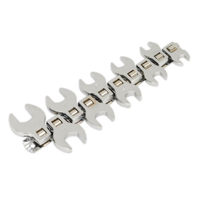 Sealey S0866 Siegen Crow's Foot Open-End Spanner Set 3/8"Sq Drive 10pc