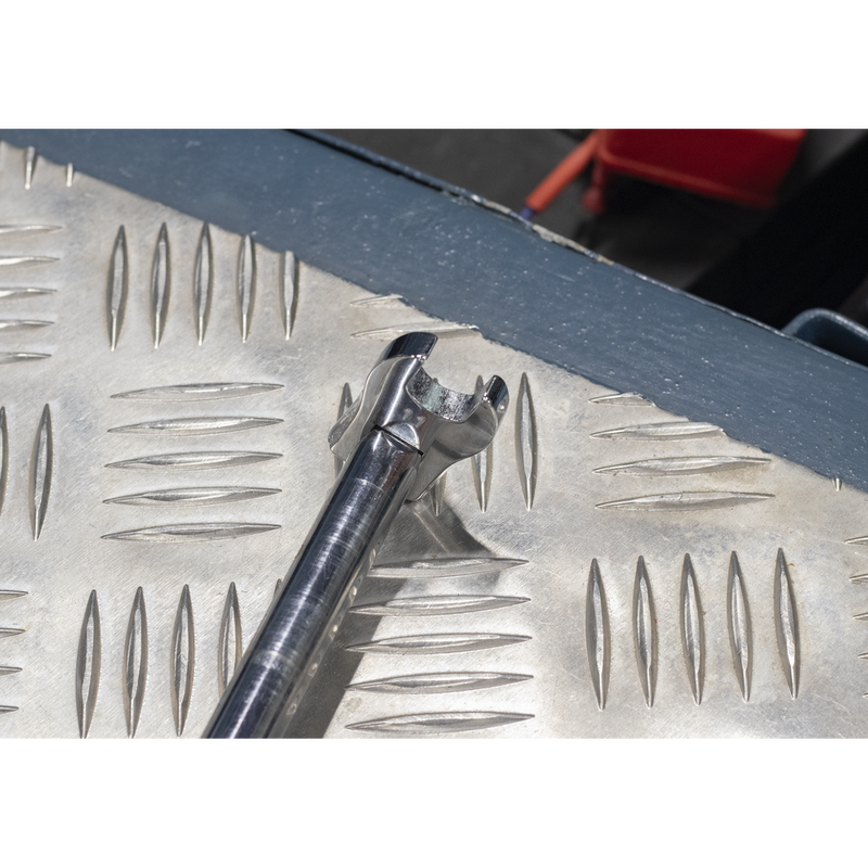 Sealey S0866 Siegen Crow's Foot Open-End Spanner Set 3/8"Sq Drive 10pc - additional view 6