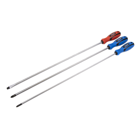 Sealey S0895 Siegen Extra-Long Screwdriver Set 3pc