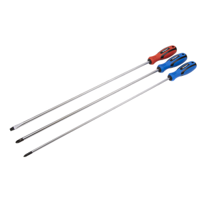 Sealey S0895 Siegen Extra-Long Screwdriver Set 3pc