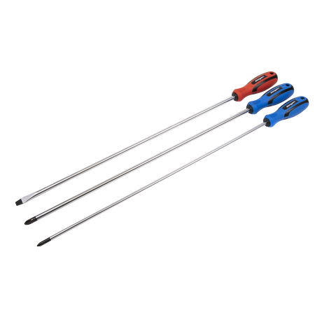 Sealey S0895 Siegen Extra-Long Screwdriver Set 3pc