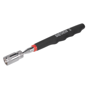 Sealey S0903 Siegen Heavy-Duty Magnetic Pick-Up Tool with LED 3.6kg Capacity