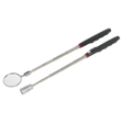 Sealey S0941 Siegen Telescopic Magnetic LED Pick-Up Tool & Inspection Mirror Set 2pc