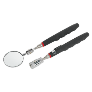 Sealey S0941 Siegen Telescopic Magnetic LED Pick-Up Tool & Inspection Mirror Set 2pc - additional view 3