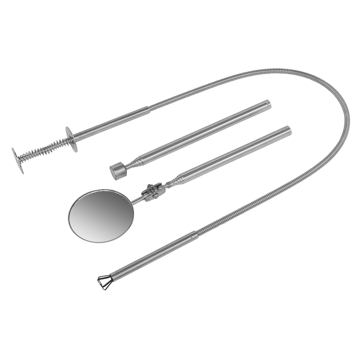 Sealey S0949 Magnetic Pick-Up, Flexible Claw & Inspection Tool Set 3pc - additional view 2