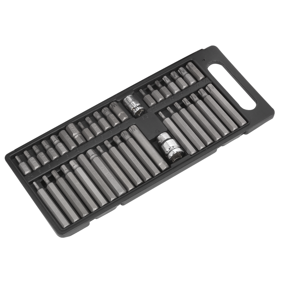 Sealey S0982 Siegen TRX-Star*/Hex/Spline Bit Set 3/8" & 1/2"Sq Drive 40pc - additional view 6