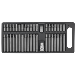 Sealey S0982 Siegen TRX-Star*/Hex/Spline Bit Set 3/8" & 1/2"Sq Drive 40pc - additional view 5