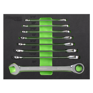 Sealey S0984 Siegen Imperial Combination Ratchet Spanner Set 8pc - additional view 3