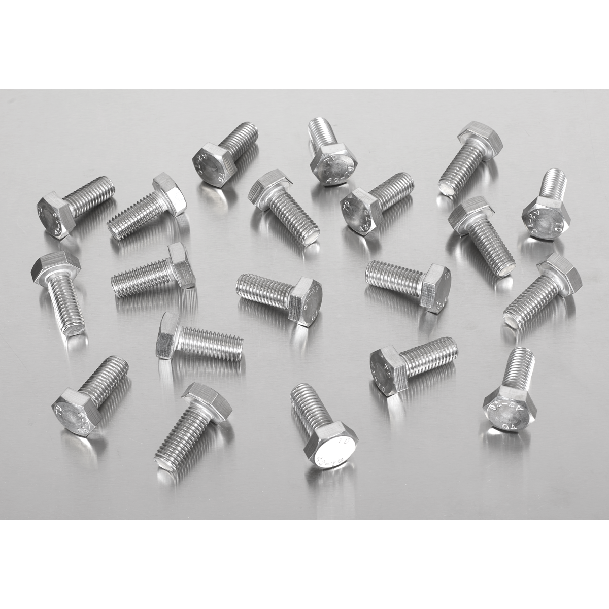 Sealey S1025 Stainless Steel Hex Head Set Screw M10 X 25 A2, DIN 933 - Pack of 25 - additional view 2