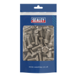 Sealey S1025 Stainless Steel Hex Head Set Screw M10 X 25 A2, DIN 933 - Pack of 25