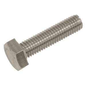 Sealey S1040 Stainless Steel Hex Head Set Screw DIN 933 - M10 X 40 A2 - Pack of 25 - additional view 2