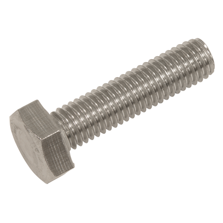 Sealey S1040 Stainless Steel Hex Head Set Screw DIN 933 - M10 X 40 A2 - Pack of 25 - additional view 2