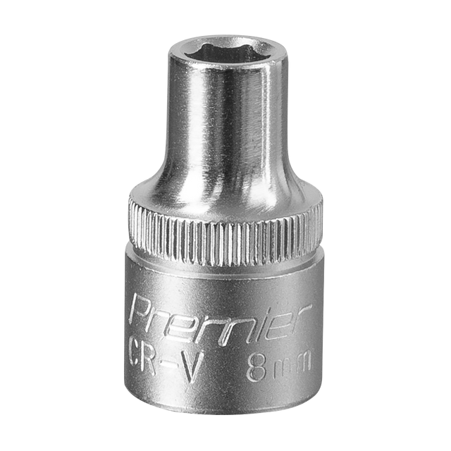 Sealey S1208 Premier Socket 1/2"Sq Drive 8mm