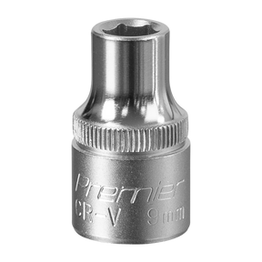 Sealey S1209 Premier Socket 1/2"Sq Drive 9mm