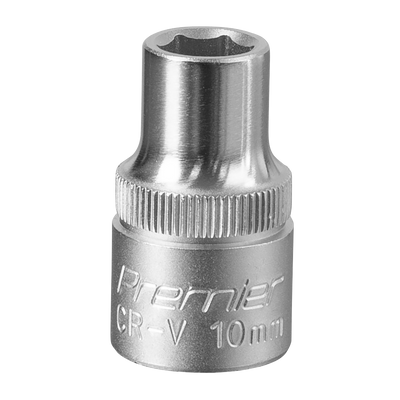 Sealey S1210 Premier Socket 1/2"Sq Drive 10mm