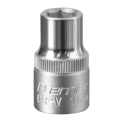 Sealey S1211 Premier Socket 1/2"Sq Drive 11mm