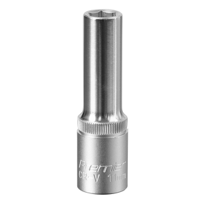 Sealey S1211D Premier Deep Socket 1/2"Sq Drive 11mm