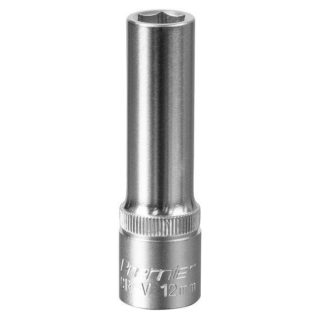 Sealey S1212D Premier Deep Socket 1/2"Sq Drive 12mm