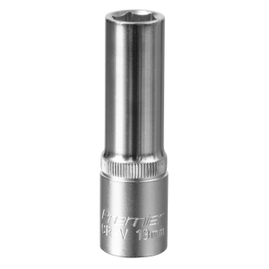 Sealey S1213D Premier Deep Socket 1/2"Sq Drive 13mm