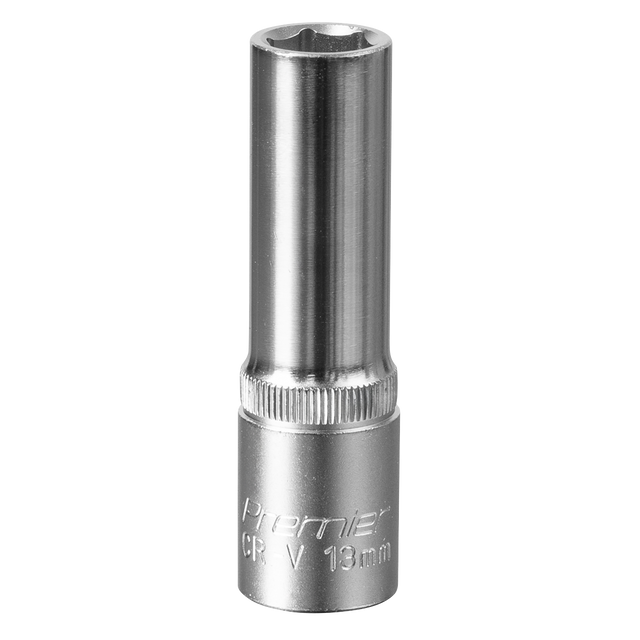 Sealey S1213D Premier Deep Socket 1/2"Sq Drive 13mm